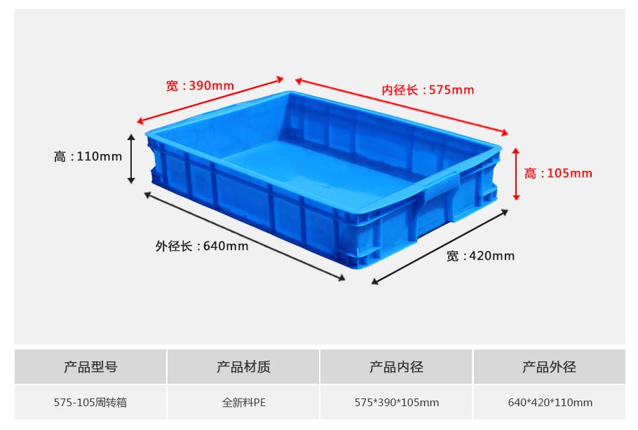 軒盛塑業(yè)575-105塑料周轉箱