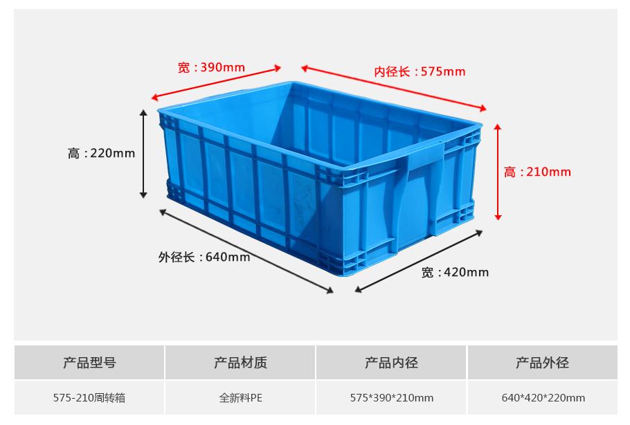 軒盛塑業(yè)575-210塑料周轉箱